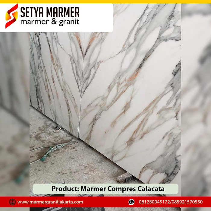 Compres calacata Toko marmer granit Jakarta