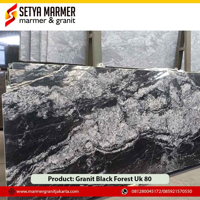 Granit Black Forest Uk 80 Granit murah Jakarta