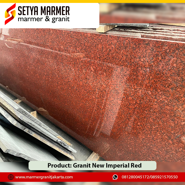 Granit new imperial red Granit murah Jakarta