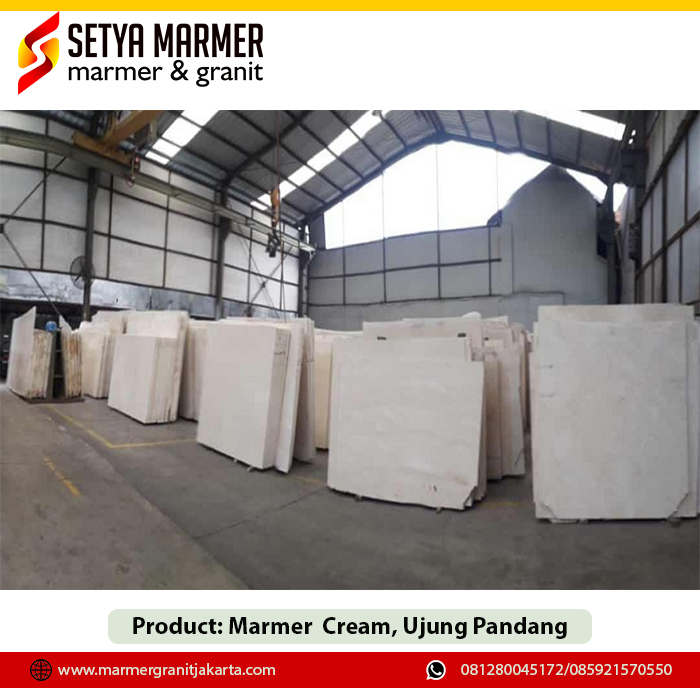 Marmer Cream, Ujung Pandang 2 Marmer granit Jakarta