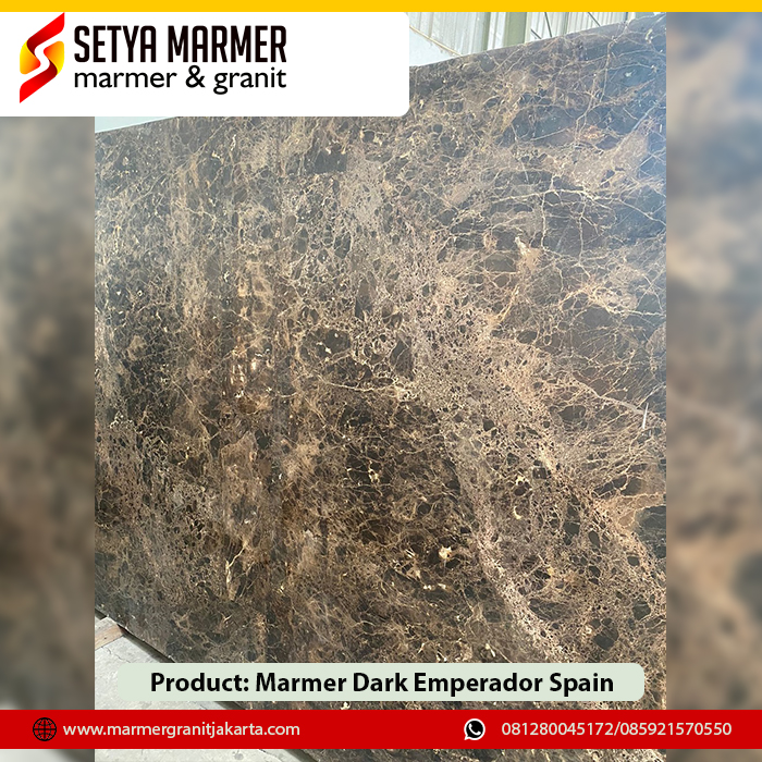 Marmer dark emperador spain Jual marmer granit jakarta