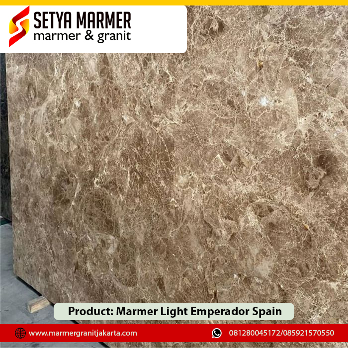 Marmer Light Emperador Spain Marmer granit Jakarta