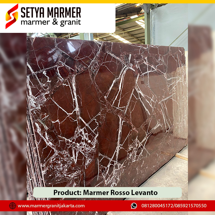 Marmer Rosso levanto - Copy Marmer murah Jakarta