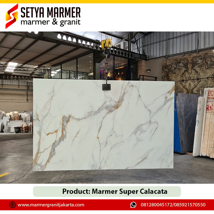 Marmer Super Calacata Marmer murah Jakarta