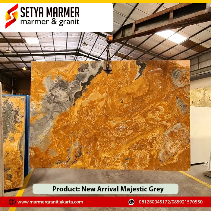 New arrival majestic grey1 Marmer granit Jakarta