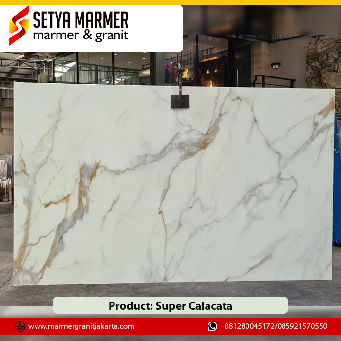Super calacata Marmer granit Jakarta