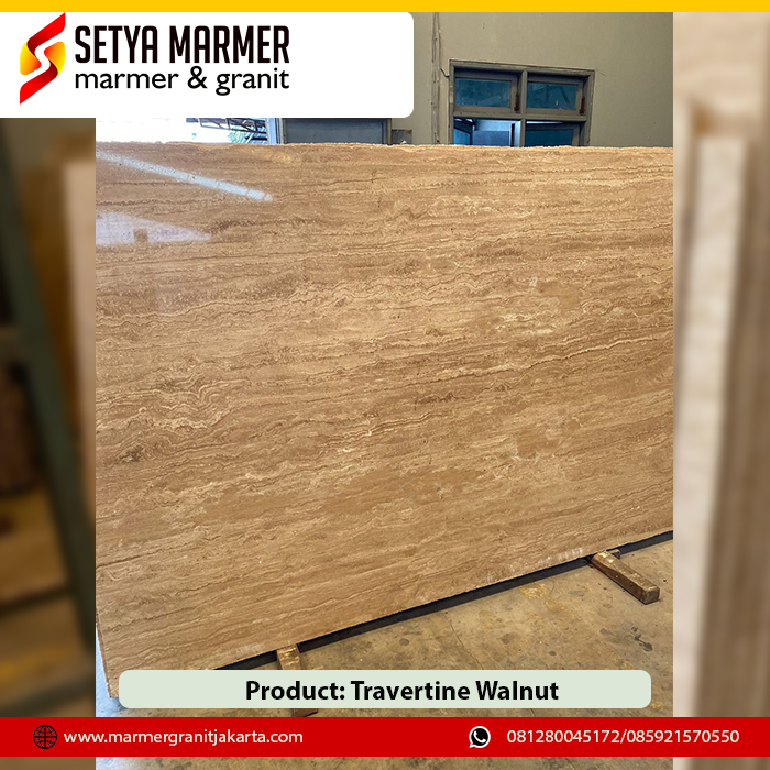 Travertine walnut Marmer granit Jakarta