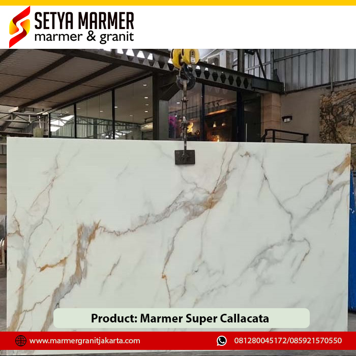 Marmer Super Callacata Marmer Granit Jakarta
