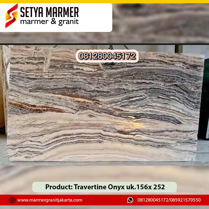 Travertine Onyx 1 Jual Marmer Granit Jakarta