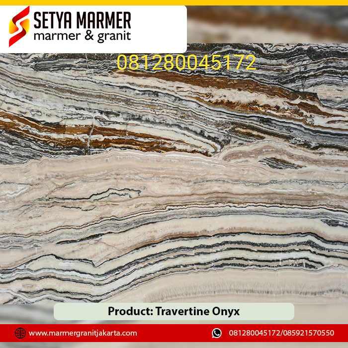Travertine onyx 2 Marmer Murah Jakarta
